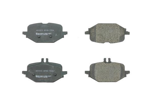 Jeu de 4 plaquettes de frein AISIN ref. BPMB-7026